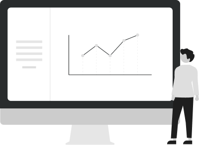 Analytics dashboard on desktop